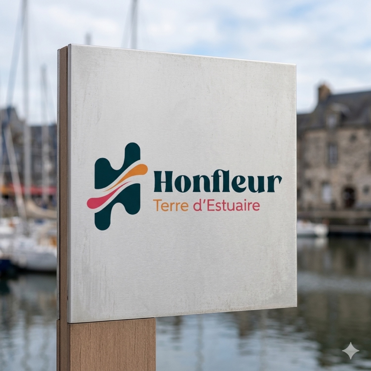 Création du logo et de la charte de l'office de tourisme Honfleur Terre d'Estuaire